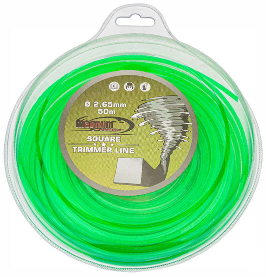 Fir patrat pentru trimmer, 50 m, 2.65 mm, Powermat PM2.6_50