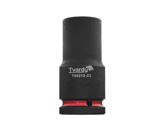 Cheie tubulara de impact in 6 puncte 3 / 4", 23 mm, Cr-Mo, Tvardy T00213-23