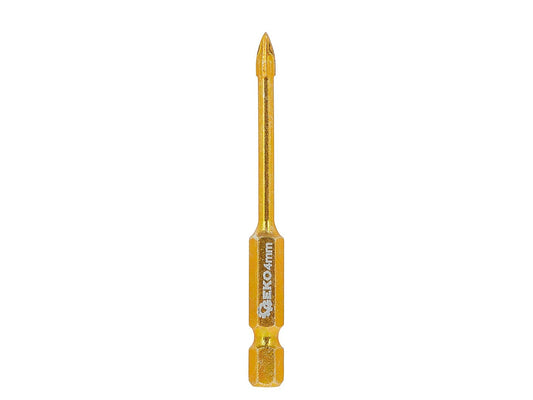 Burghiu pentru sticla si ceramica HEX, 4 mm, Geko G39701D
