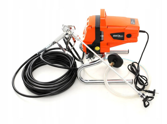 Pistol de vopsit airless, furtun 10 m, 1.5 l / min, 220 bar, 1500 W, Kraft&Dele KD1744OD