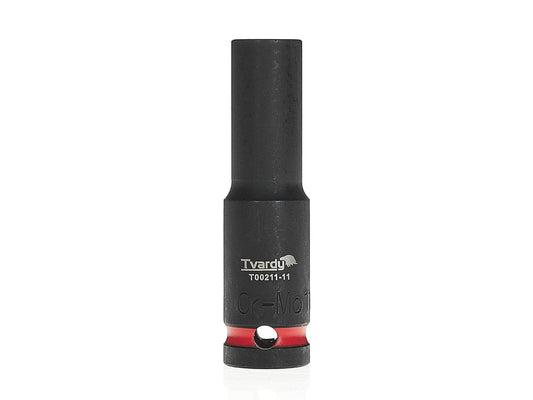 Cheie tubulara de impact lunga in 6 puncte 1 / 2", 11 mm, Cr-Mo, Tvardy T00211-11