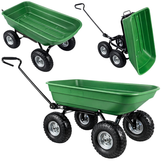 Carucior de gradina cu platforma detasabila, 930 x 500 x 510 mm, capacitate maxima 120 kg, Lean 26736
