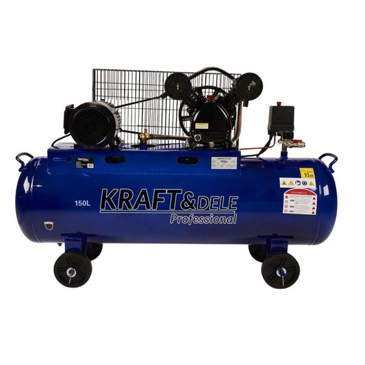 Compresor 150 l cu 2 pistoane, 3.8 kW, Kraft&Dele KD4060