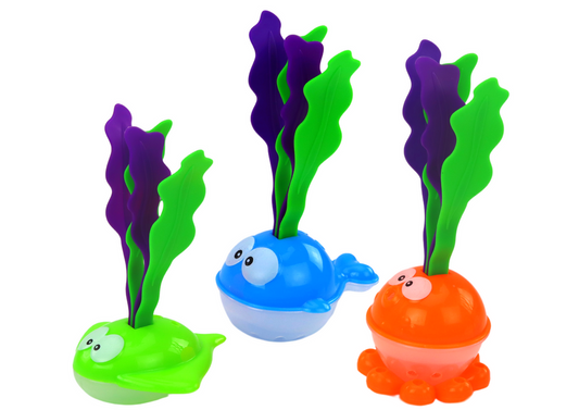 Set jucarii de baie 2 in 1, 35cm x 21cm x 9cm, Lean 17891