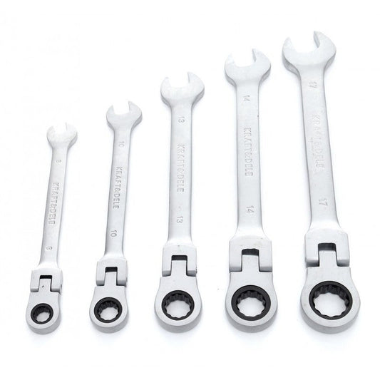Set chei combinate inelare, 5 bucati, Kraft&Dele KD10105