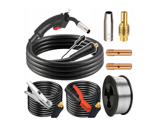 Aparat de sudura tip invertor IGBT MIG MAG FLUX MMA, 200 A, Majster Polska MP0128