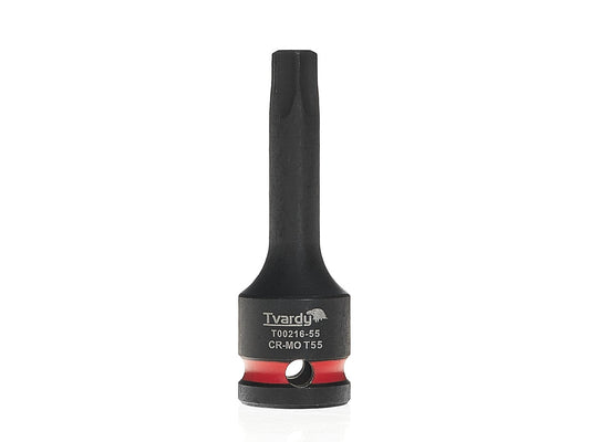 Cheie tubulara de impact TORX 1 / 2", T55, Cr-Mo, Tvardy T00216-55