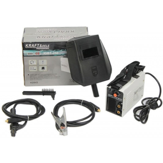 Aparat de sudura tip invertor, 250 A, 230 V, Kraft&Dele KD843