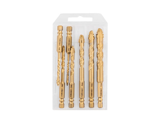 Set burghie pentru sticla PM-ZWSC-7T, 3-12 mm, 7 bucati, Powermat PM1462