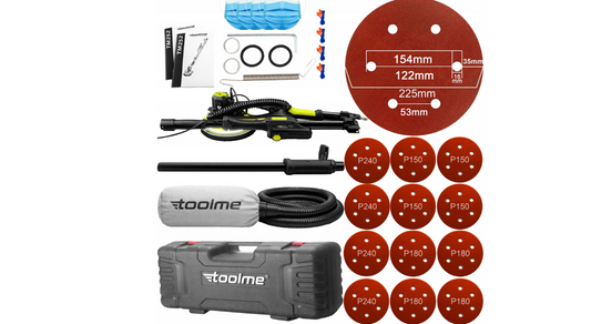 Slefuitor tip girafa pentru pereti, 215 mm, 1900 rpm, Toolme TM252