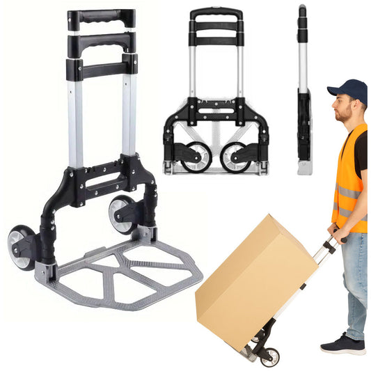 Carucior pliabil pentru marfa, capacitate maxima 70 kg, Lean 26579