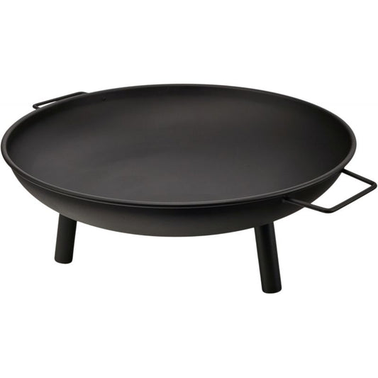 Vatra foc gradina din otel, picioare stabile, manere de transport, pentru foc de tabara si gratar, Kraft&Dele KD4184