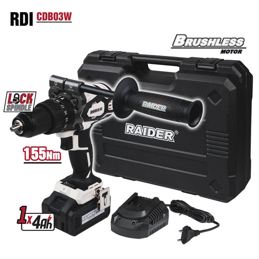 Masina de gaurit cu percutie RDI-CDB03W, 20 V, Raider 011503