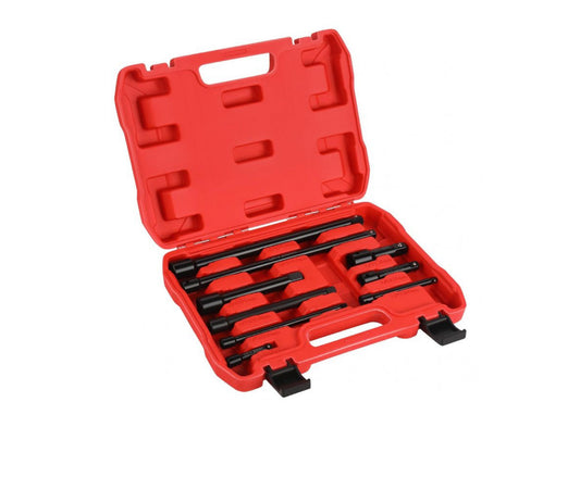 Set tubulare lungi de impact, 1 / 4" - 3 / 8", 1 / 2", 9 bucati, Kraft&Dele KD12532