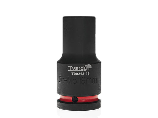 Cheie tubulara de impact in 6 puncte 3 / 4", 19 mm, Cr-mo, Tvardy T00213-19
