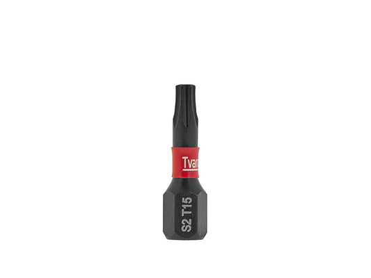 Set biti de impact T15, 25 mm S2, 10 bucati, Tvardy T00177-25-10