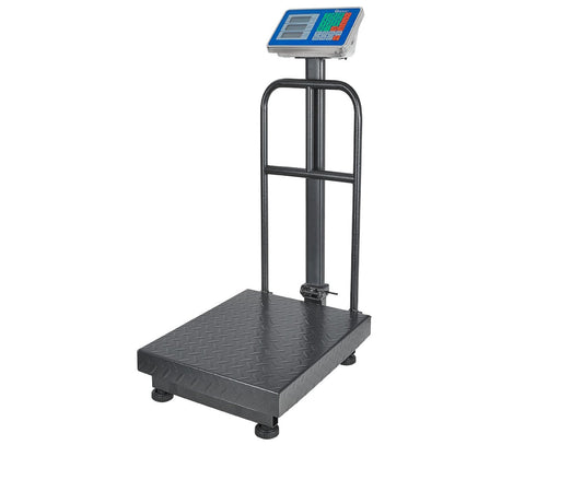 Cantar comercial cu platforma, afisaj LCD, capacitate maxima 300 kg, Geko G71165