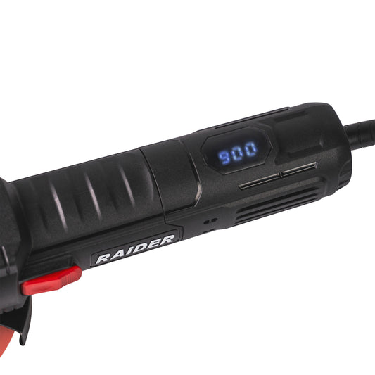 Polizor unghiular RDP-AG79 Black Edition, 125 mm, 900 W, Raider 020151