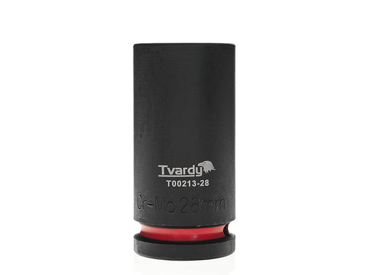 Cheie tubulara de impact in 6 puncte 3 / 4", 28 mm, Cr-Mo, Tvardy T00213-28