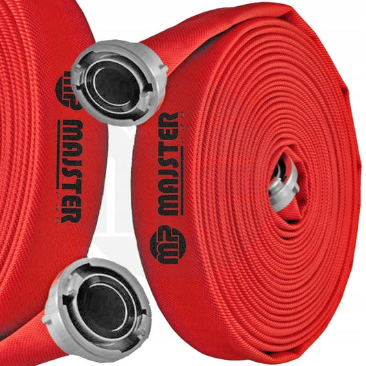 Furtun tip pompier cu cuple rapide 1", 30 m, Majster Polska MP1705