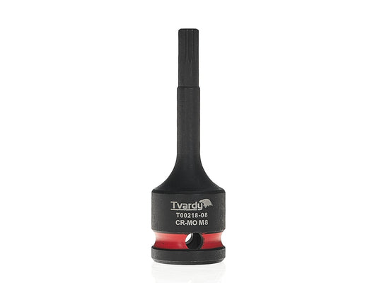 Cheie tubulara de impact SPLINE 1 / 2", M8, Cr-Mo, Tvardy T00218-08