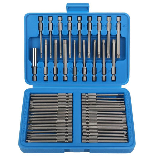 Set  burghie si biti de impact cu maner, 75 mm, 50 piese, Kraft&Dele KD11865