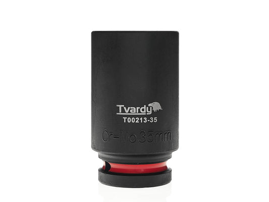 Cheie tubulara de impact in 6 puncte 3 / 4", 35 mm, Cr-Mo, Tvardy T00213-35