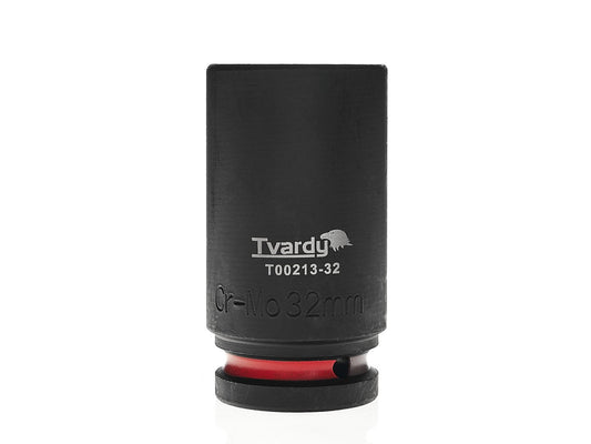 Cheie tubulara de impact in 6 puncte 3 / 4", 32 mm, Cr-Mo, Tvardy T00213-32