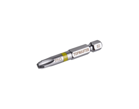Set 2 biti cruce PH3, 1 / 4", 50 mm, Topmaster 338710