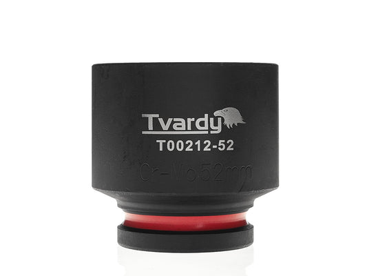 Cheie tubulara de impact in 6 puncte 3 / 4", 52 mm, Cr-Mo, Tvardy T00212-52