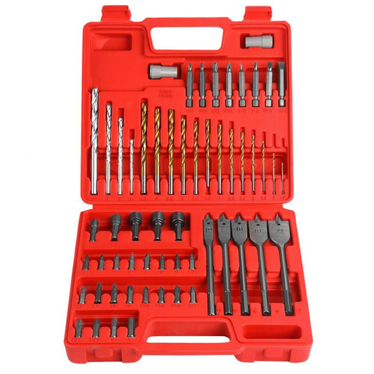 Set burghie, biti si adaptoare surubelnita, 57 piese, Kraft&Dele KD11272