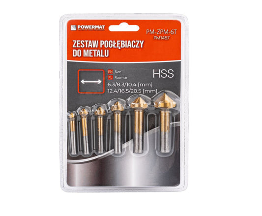 Set freze conice PM-ZPM-6T, 6.3-20.5 mm, 6 bucati, Powermat PM1457