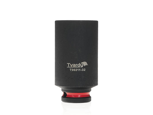 Cheie tubulara de impact in 6 puncte 1 / 2", 32 mm, Cr-Mo, Tvardy T00211-32