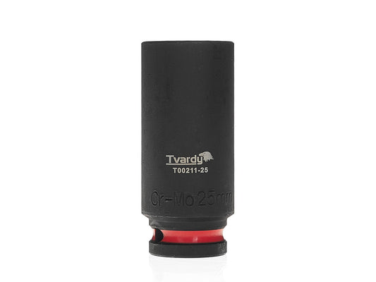 Cheie tubulara de impact in 6 puncte 1 / 2", 25 mm, Cr-Mo, Tvardy T00211-25