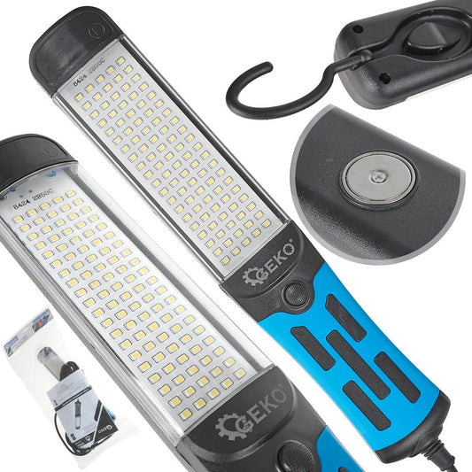 Lampa de atelier LED cu magnet, carlig si cablu de 5 m, 230 V, 15 W, Geko G15121