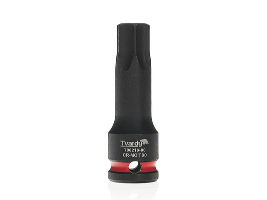 Cheie tubulara de impact TORX 1 / 2", T80, Cr-Mo, Tvardy T00216-80