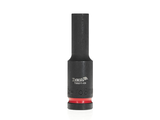 Cheie tubulara de impact lunga in 6 puncte 1 / 2", 8 mm, Cr-Mo, Tvardy T00211-08