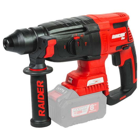 Ciocan rotopercutor brushless RDP-BRH20 Solo (fara acumulator si incarcator), SDS-Plus 3 J, Raider 030183