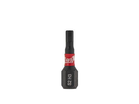 Set biti H3, 25 mm S2, 2 bucati, Tvardy T00183-25-2