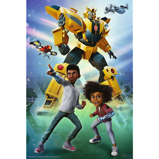 Puzzle Trefl Transformers Echipa Magnifica, 100 piese, Lean 25972