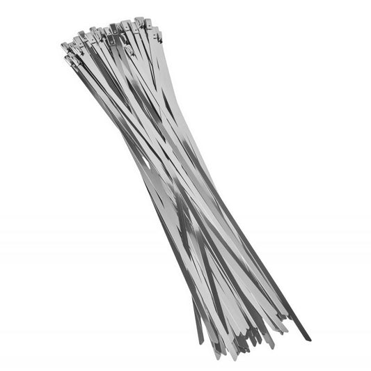 Set 100 coliere metalice pentru prindere cabluri si furtunuri, 4.6 x 30 mm, 100 bucati, Kraft&Dele KD10864